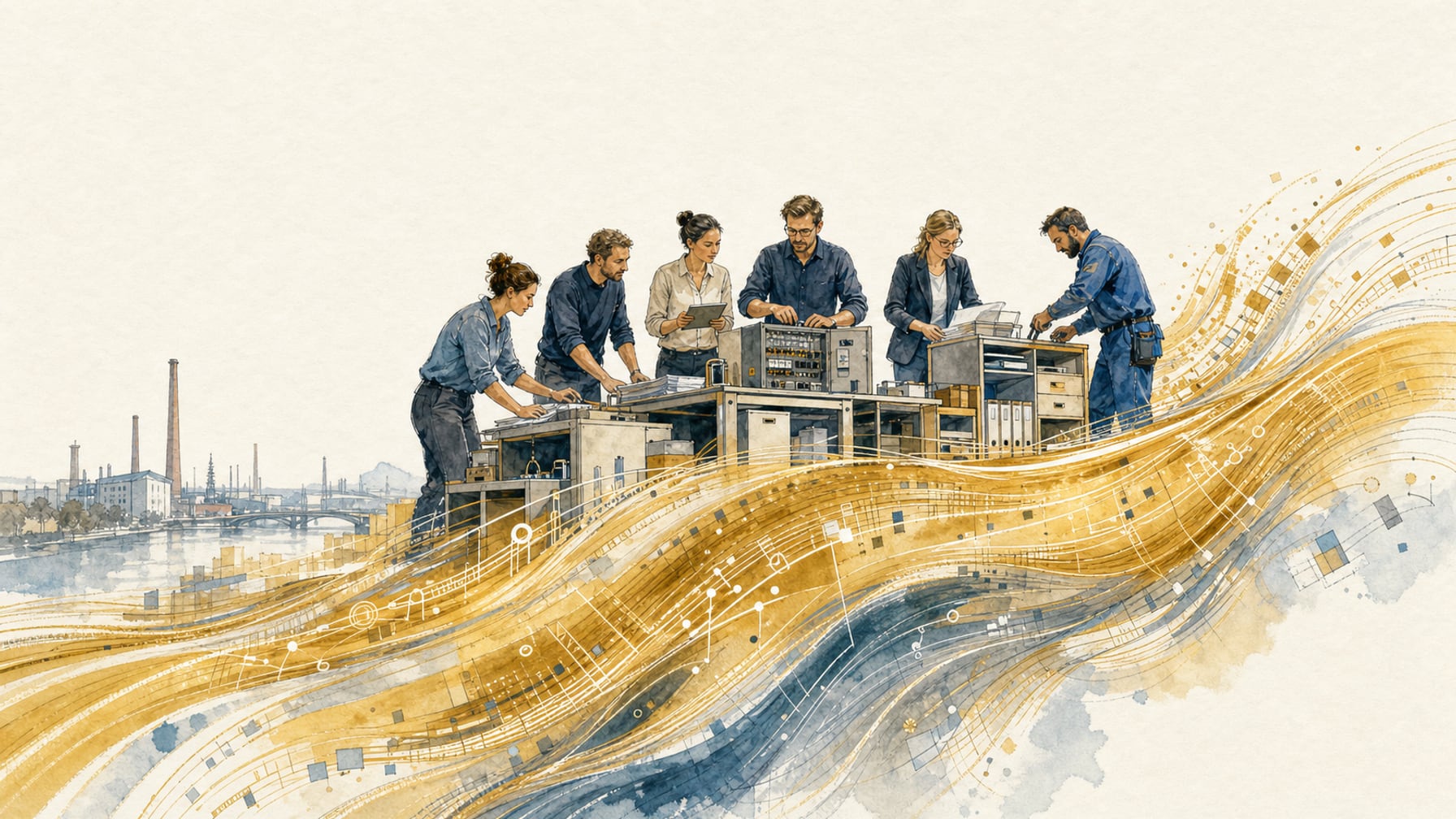 Ein Team verwandelt die goldene Welle günstiger KI-Intelligenz in eigene betriebliche Infrastruktur